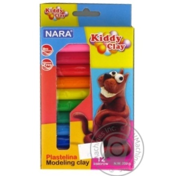 Nara Cardboard Box With Euro Hanger Plasticine 12 Colors - buy, prices for MegaMarket - photo 1