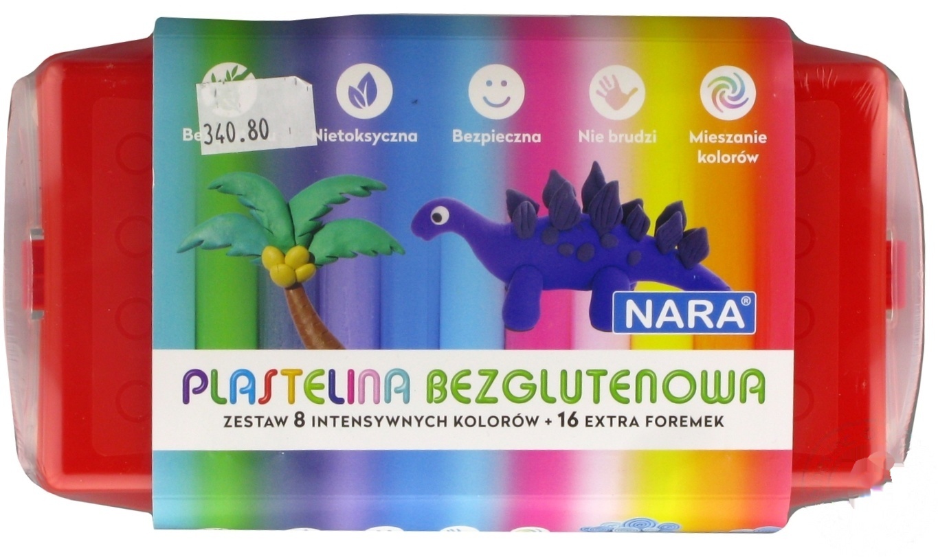 

Набор пластилина Nara 8 цветов 430г