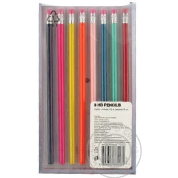 Set of Pencils with Eraser 8pcs - buy, prices for METRO - photo 2