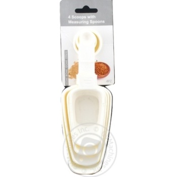 Set of measuring scoops plastic 4 pieces - buy, prices for METRO - photo 1