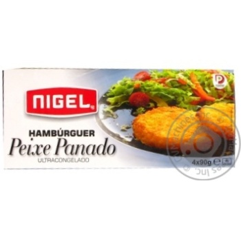 Nigel In Breading Fish Burgers 360g - buy, prices for NOVUS - photo 1