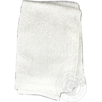 Zastelli White Terry Cotton Towel 30x50cm - buy, prices for MegaMarket - photo 1