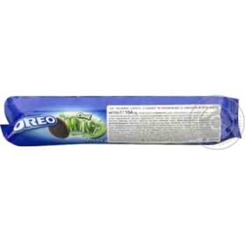 Oreo Cookies with Cocoa and Mint Flavor Filling 154g - buy, prices for MegaMarket - photo 2