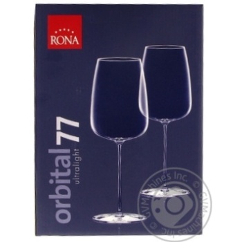 Rona Orbital Set of Wine Glasses 2pcs 770ml - buy, prices for NOVUS - photo 3