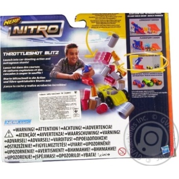 Машинка игрушечная Hasbro Nerf Nitro с пусковым устройством в наборе - купить, цены на NOVUS - фото 4