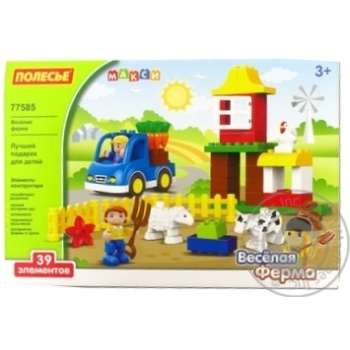 Polesie Maxi Farm Frenzy Construction Set 39elements - buy, prices for MegaMarket - photo 1