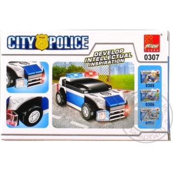 Peizhi Police Car Construction Toy 0308 - buy, prices for - photo 2
