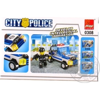 Peizhi Police Car Construction Toy 0306 - buy, prices for NOVUS - photo 2