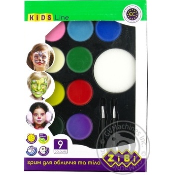 Zibi Creative Paints For Face And Body 9 Colors 105g - buy, prices for - photo 1