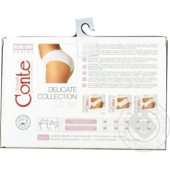 Conte Elegant Ultra Soft White Women's Panties 106s - buy, prices for NOVUS - photo 2