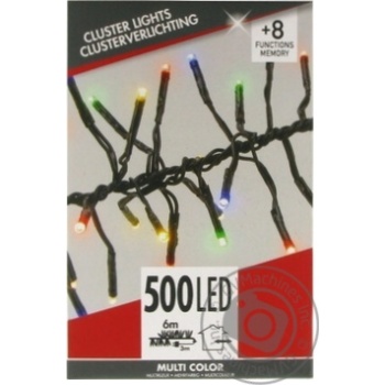 Koopman LED Multi Color Garland 500lights 6m - buy, prices for COSMOS - photo 1