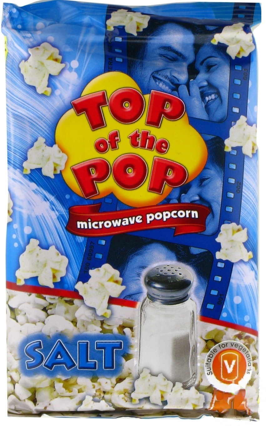 

Попкорн Top of Pop для микроволновой печи со вкусом соли 100г