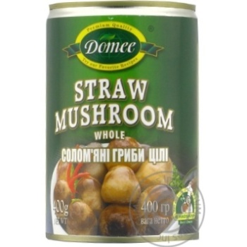 Domee Straw Mushrooms Whole 400g