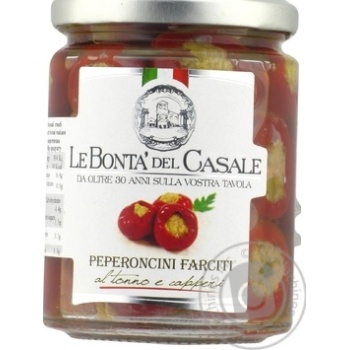 Le Bonta'del Casale Pepper with Tuna and Capers 280g