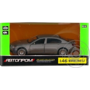 Avtoprom Toy Car BMW 760 1:46 Metal 67314 - buy, prices for MegaMarket - photo 2