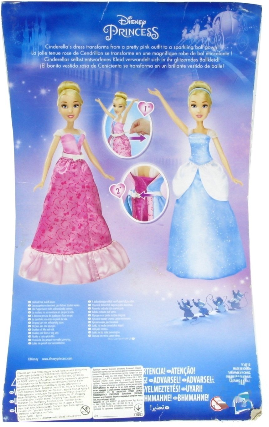 

Кукла Disney Princess Золушка в роскошном платье-трансформере