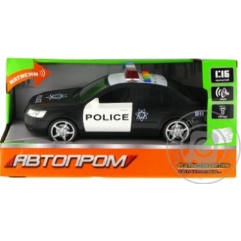 Avtoprom Police 1:16 Toy Car with Sound and Light - buy, prices for ULTRAMARKET - photo 1