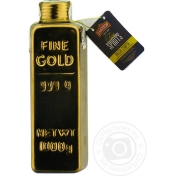 Zlatogor Gold Bar Vodka 38% 0.25l - buy, prices for MegaMarket - photo 1