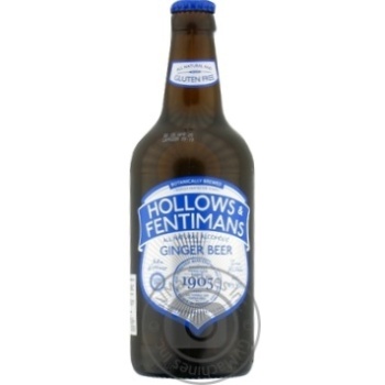 Пиво Hollows & Fentimans Ginger Beer 4% 500мл - купить, цены на - фото 1