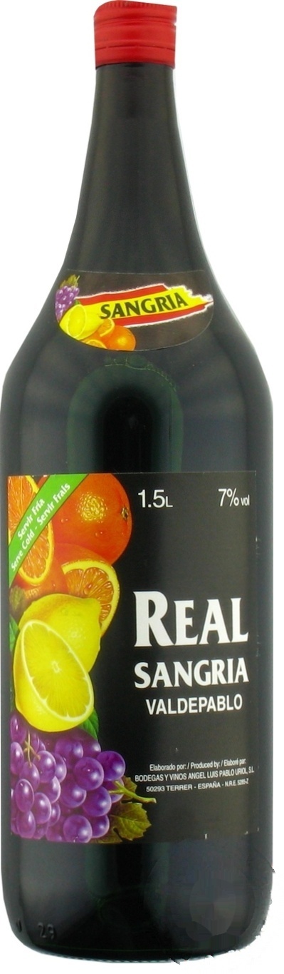 

Вино Sangria Real Valdepablo красное полусладкое 7% 1,5л