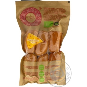 Organic Meat Organic Sausage with Cheese 420g - buy, prices for ULTRAMARKET - photo 1