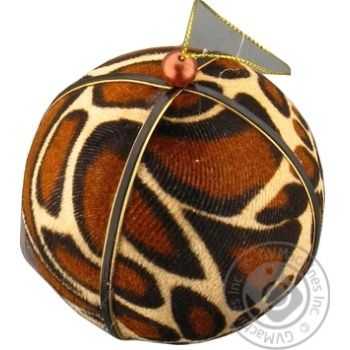 Koopman Christmas Ball with Animal Print 10cm - buy, prices for NOVUS - photo 1