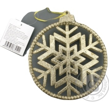 Bronze Medallion Christmas Tree Decoration 18x20x4cm - buy, prices for - photo 2