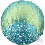 Новорічна прикраса Куля бірюзова 10см