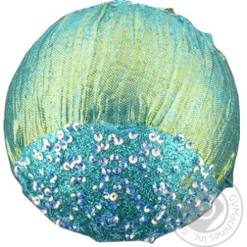 Christmas decoration Ball turquoise 10cm