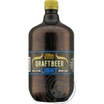 Пиво ДойчХоф DraftBeer Light светлое 4,5% 1л - купить, цены на ULTRAMARKET - фото 2