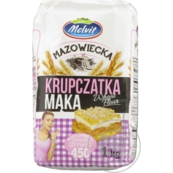 Melvit Krupchatka Wheat Flour 1kg - buy, prices for - photo 1