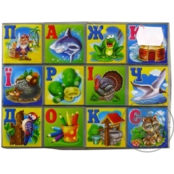 Tiki Cubes with Ukrainian Alphabet Table Game - buy, prices for - photo 2