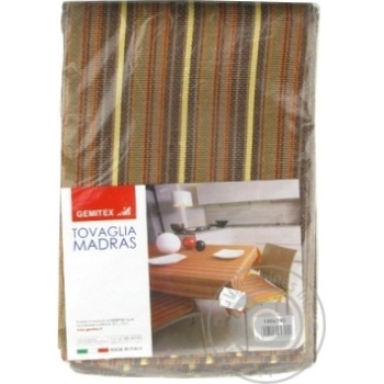 Gemitex Madras Tablecloth 140х140cm