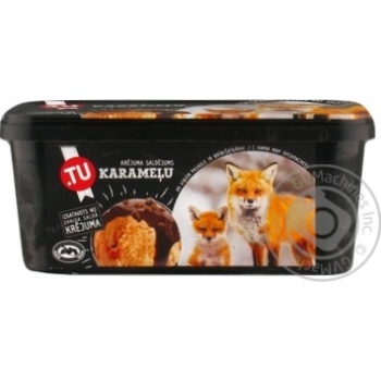 .TU Creamy Caramel With Chocolate Topping And Chocolate Cookies Pieces Ice-Cream 500g - buy, prices for - photo 1