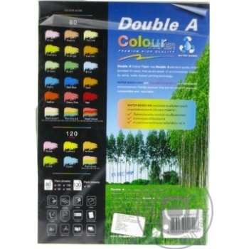 Double A Colored Green Paper A4 50 Sheets - buy, prices for - photo 3