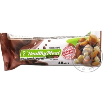 Батончик Power Pro Healthy Meal протеиновый с орехом 40г - купить, цены на ULTRAMARKET - фото 1