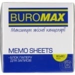 Блок бумаги для заметок Buromax белый 80х80х30мм