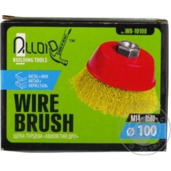 Alloy Wire Brush Wavy Wire Brush M14 100mm - buy, prices for ULTRAMARKET - photo 1