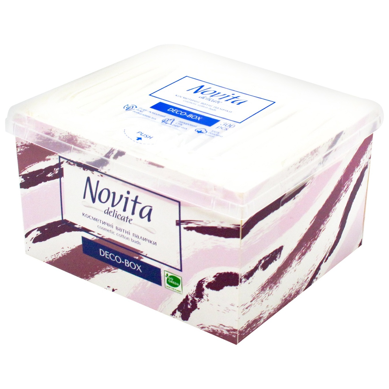 

Палочки ватные Novita Delicate Deco-Box 300шт
