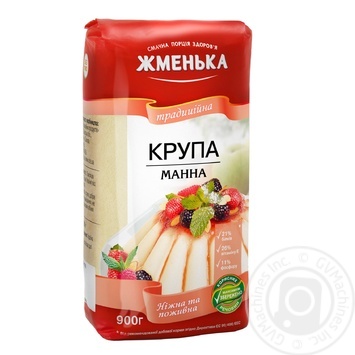 Zhmenka Semolina 900g - buy, prices for ULTRAMARKET - photo 1