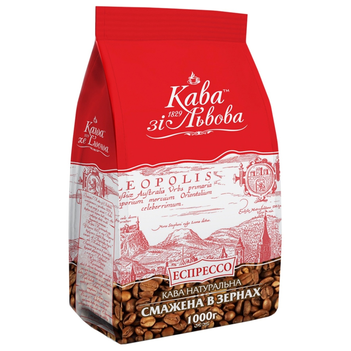 

Кофе Кофе со Львова Эспрессо в зернах 1000г